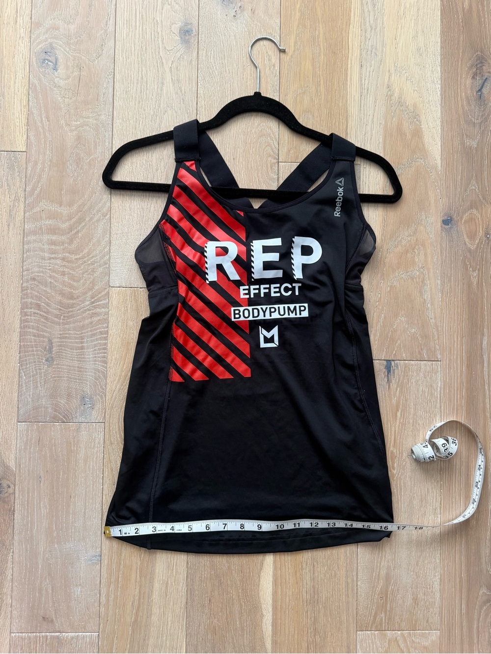 Reebok Les Mills REP EFFECT BODYPUMP Black Tank - Picture 7 of 10